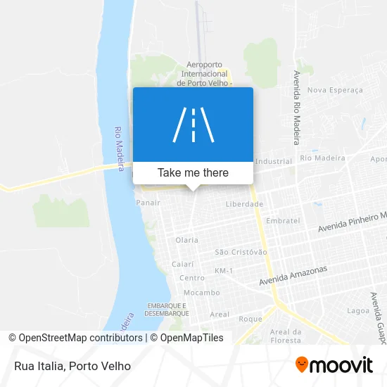 Rua Italia map