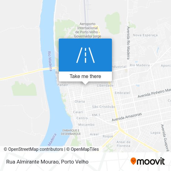 Rua Almirante Mourao map