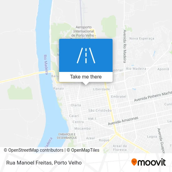 Rua Manoel Freitas map
