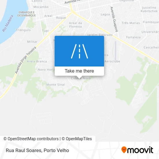 Rua Raul Soares map