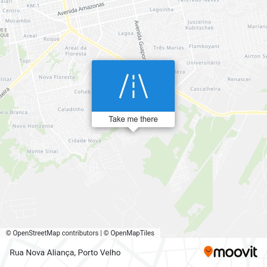 Rua Nova Aliança map