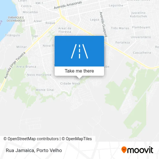Rua Jamaica map