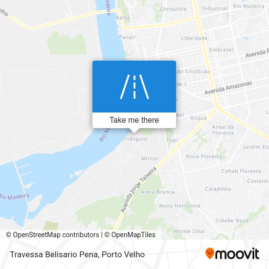 Travessa Belisario Pena map