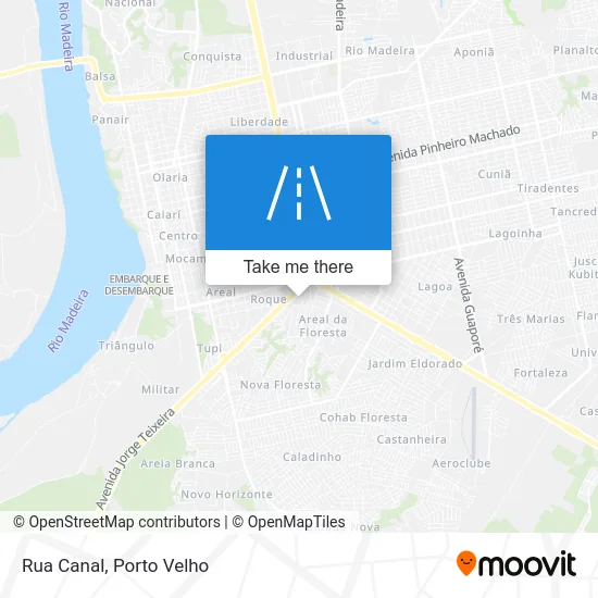 Rua Canal map