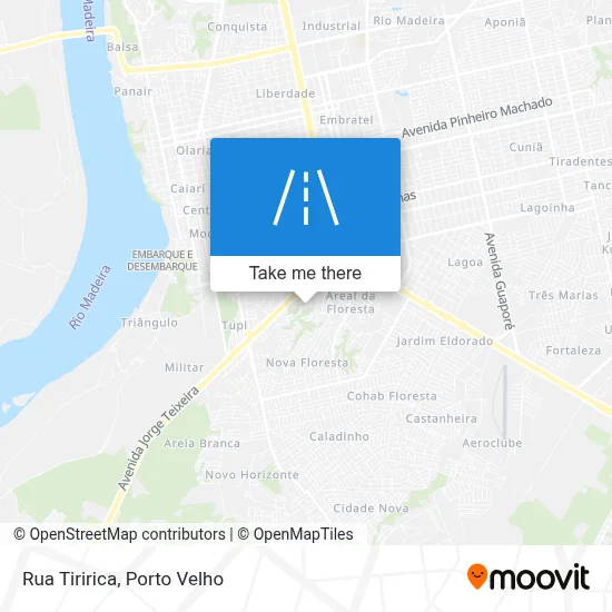 Rua Tiririca map
