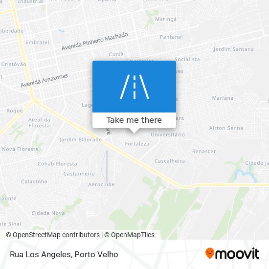 Rua Los Angeles map