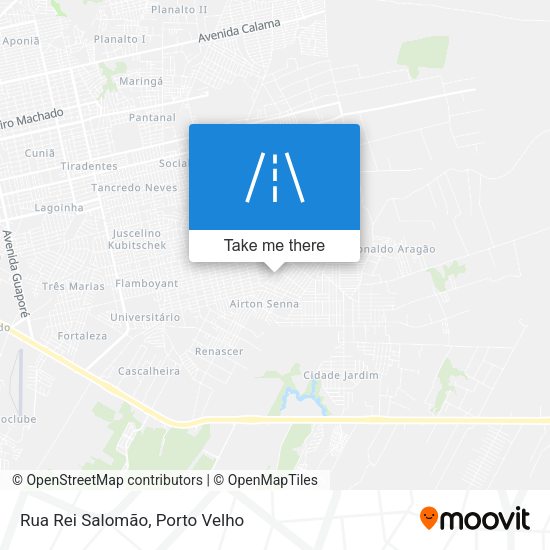 Rua Rei Salomão map