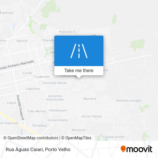 Rua Águas Caiari map