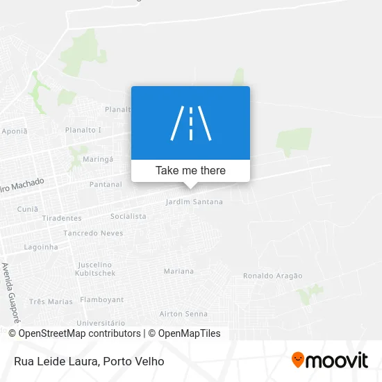 Rua Leide Laura map