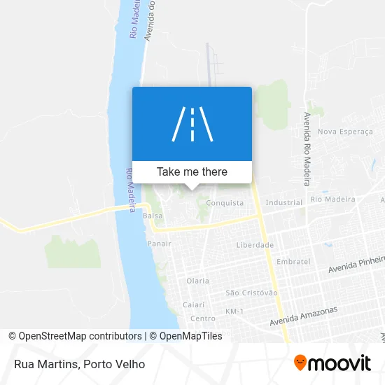 Rua Martins map