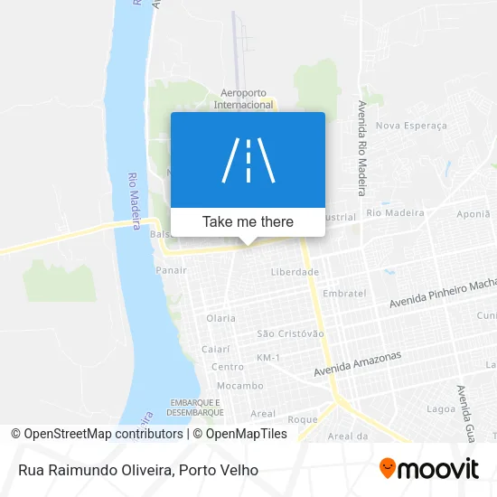 Mapa Rua Raimundo Oliveira