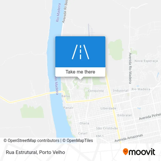 Rua Estrutural map