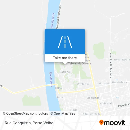 Rua Conquista map