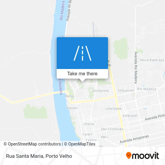 Rua Santa Maria map