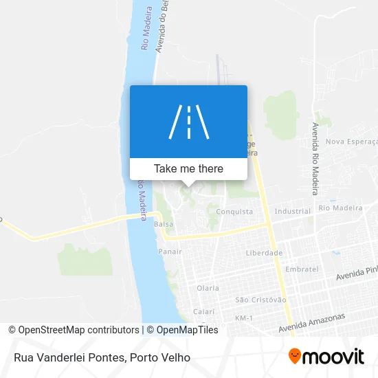 Rua Vanderlei Pontes map