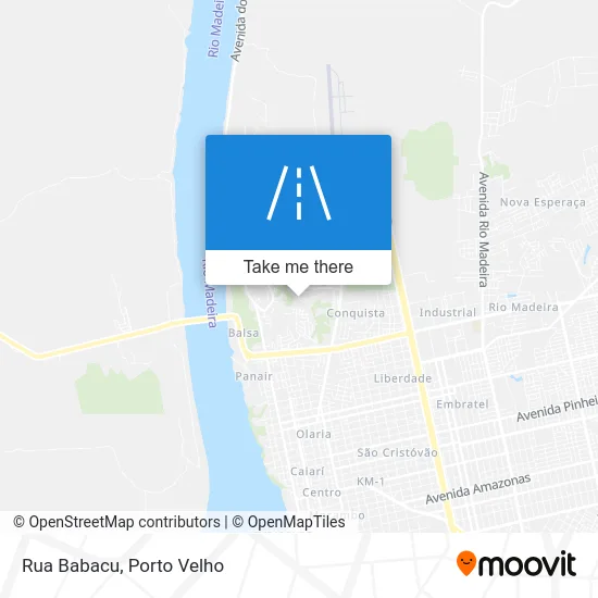 Rua Babacu map