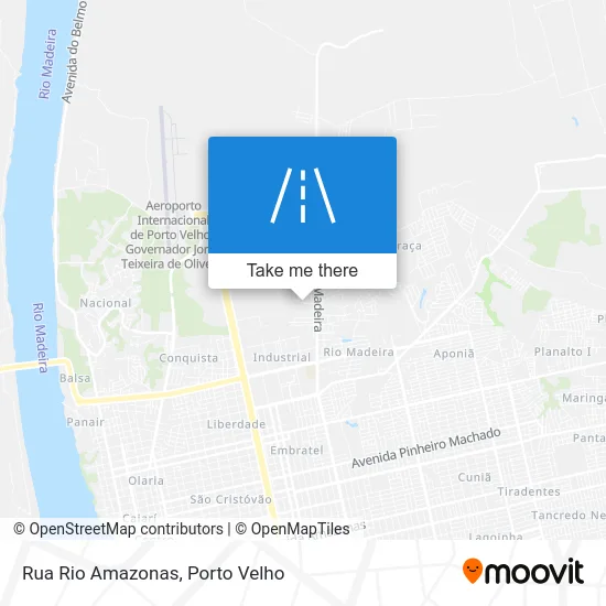 Rua Rio Amazonas map