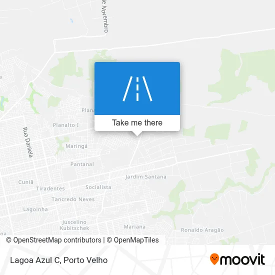 Lagoa Azul C map