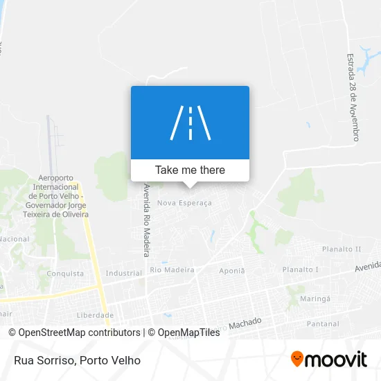 Rua Sorriso map
