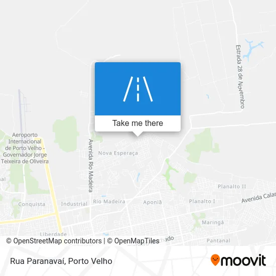 Rua Paranavaí map