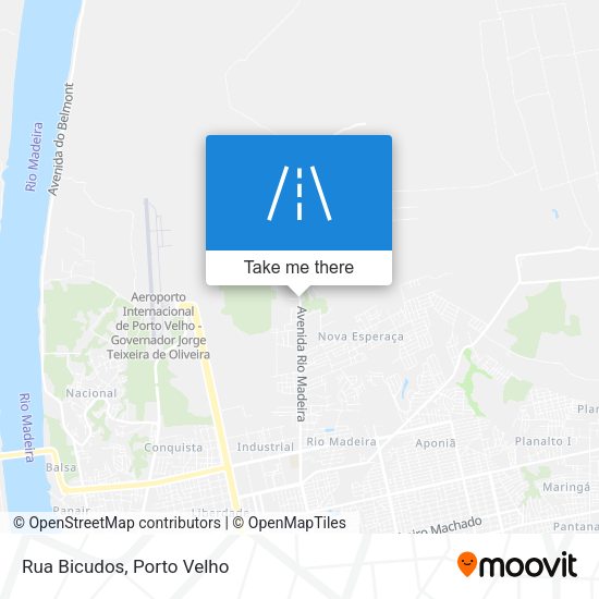 Rua Bicudos map