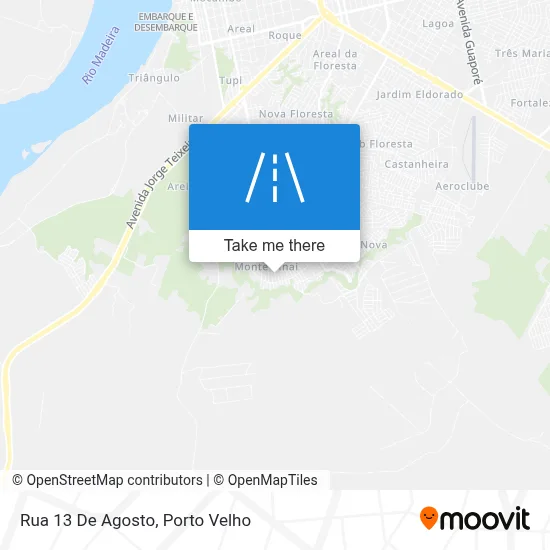 Rua 13 De Agosto map