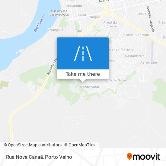 Rua Nova Canaã map