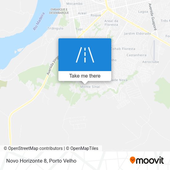 Novo Horizonte 8 map