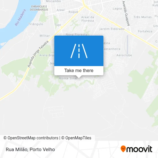 Rua Milão map