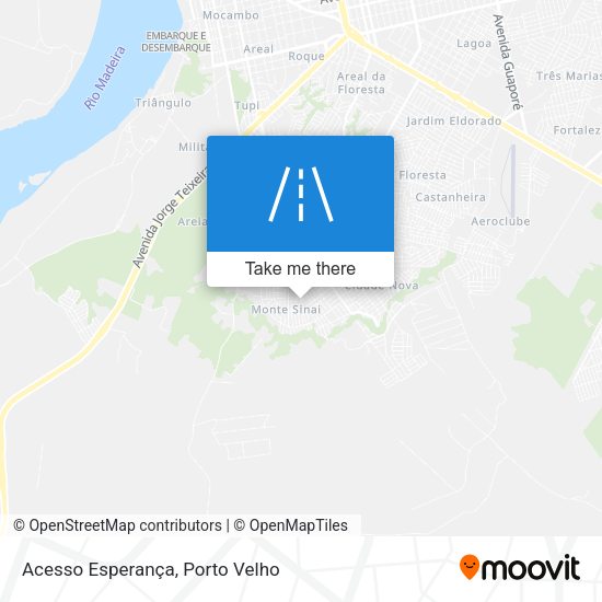 Acesso Esperança map