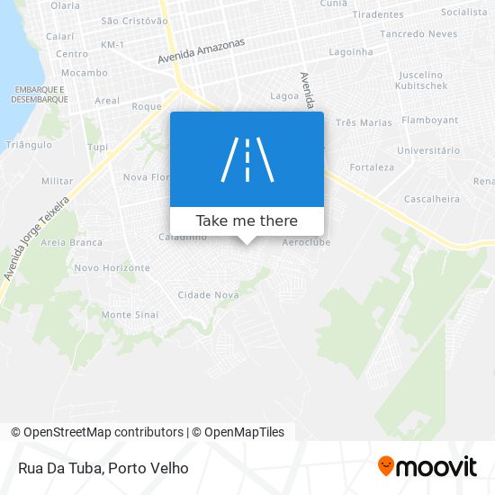 Rua Da Tuba map