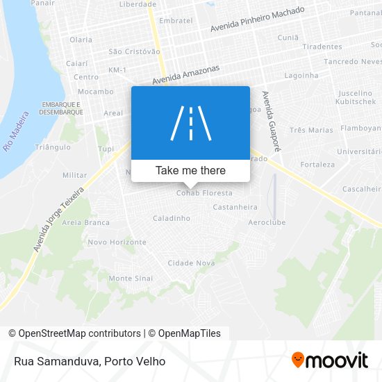 Rua Samanduva map