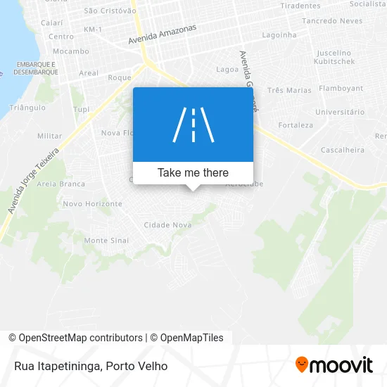 Rua Itapetininga map