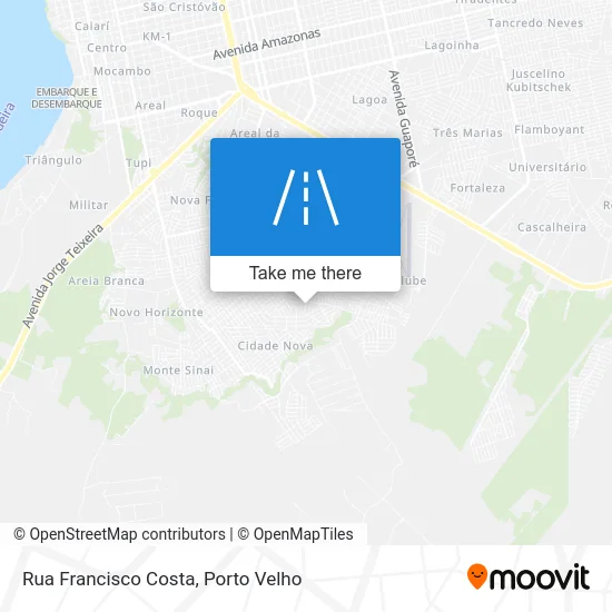 Rua Francisco Costa map