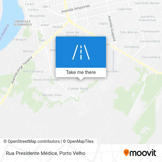 Rua Presidente Médice map