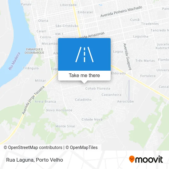 Rua Laguna map