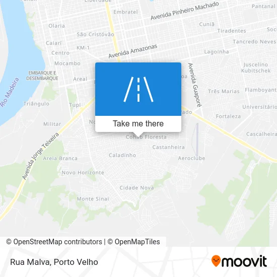 Rua Malva map