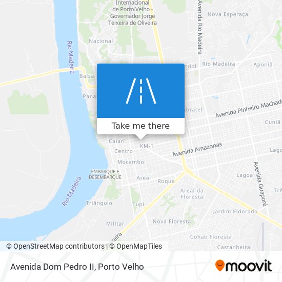 Avenida Dom Pedro II map