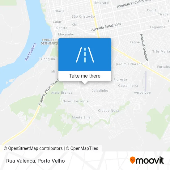 Rua Valenca map