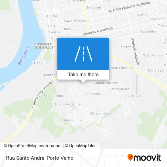 Rua Santo Andre map