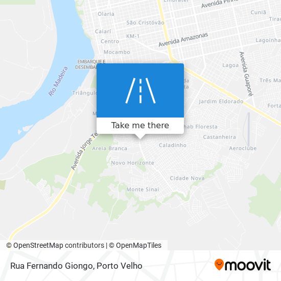 Mapa Rua Fernando Giongo