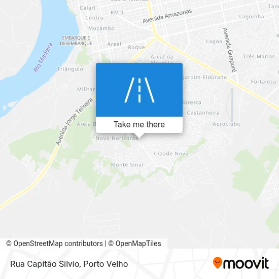 Rua Capitão Silvio map