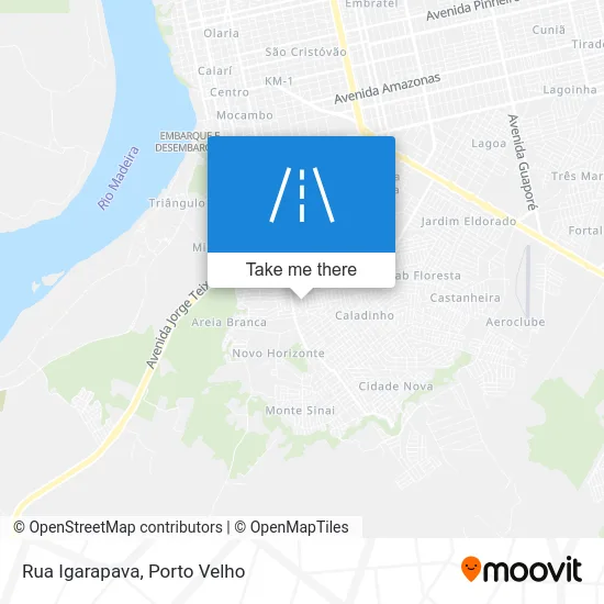 Rua Igarapava map