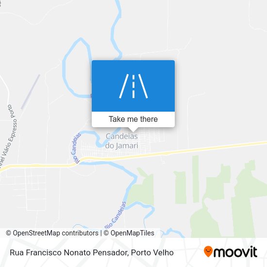 Rua Francisco Nonato Pensador map