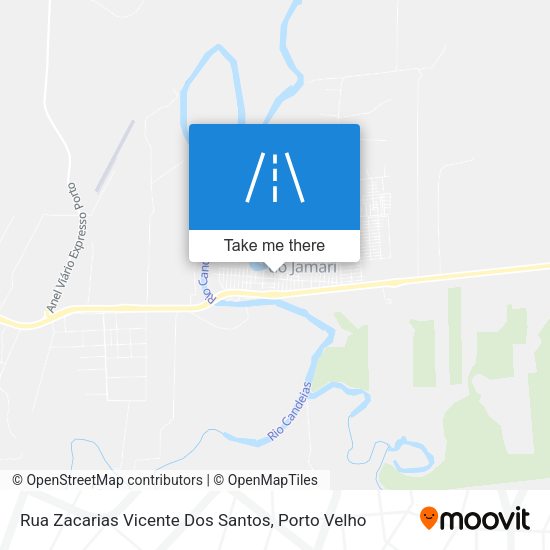 Rua Zacarias Vicente Dos Santos map