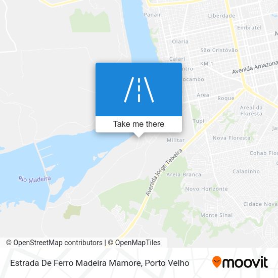 Estrada De Ferro Madeira Mamore map