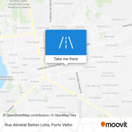 Rua Abnatal Bettes Lima map
