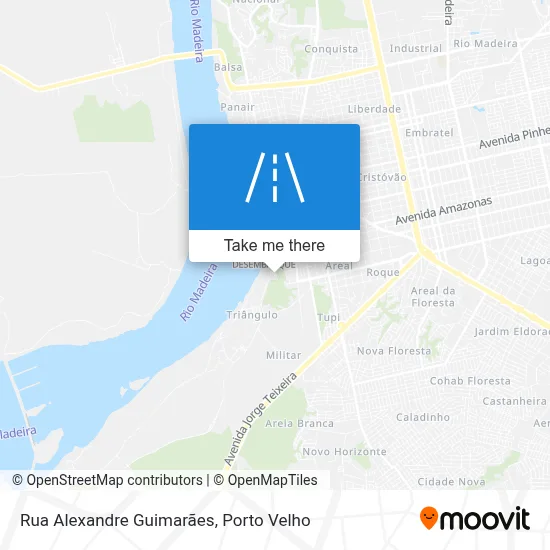 Rua Alexandre Guimarães map