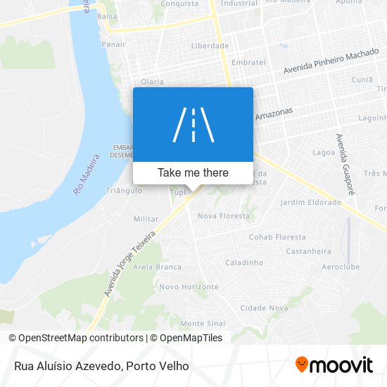 Rua Aluísio Azevedo map