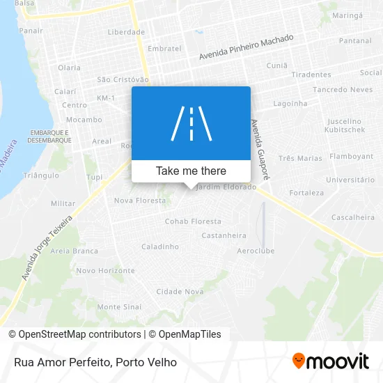 Rua Amor Perfeito map